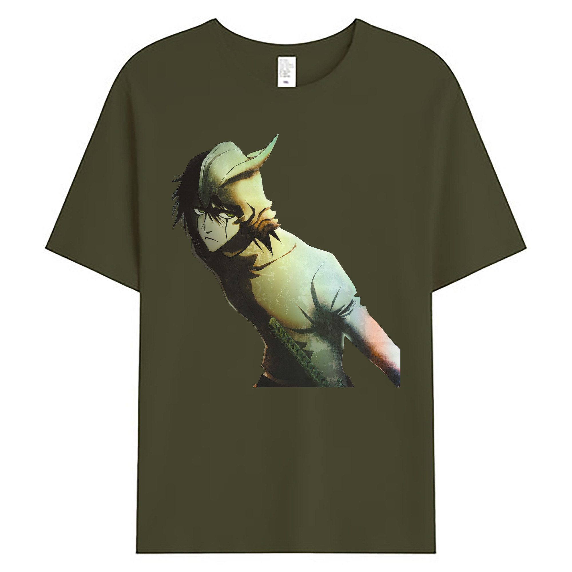 （画像用） ブリーチ ウルキオラ·シファー BLEACH Ulquiorra cifer 綿100％ メンズ半袖Tシャツ｜肌触りやわらか＆通気性